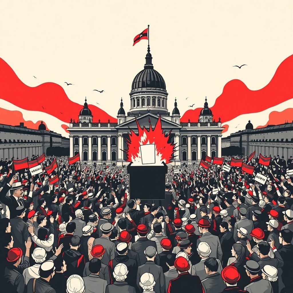 "Zehntausende strömen auf Budapester Straßen – Demokratie im Endspurt"