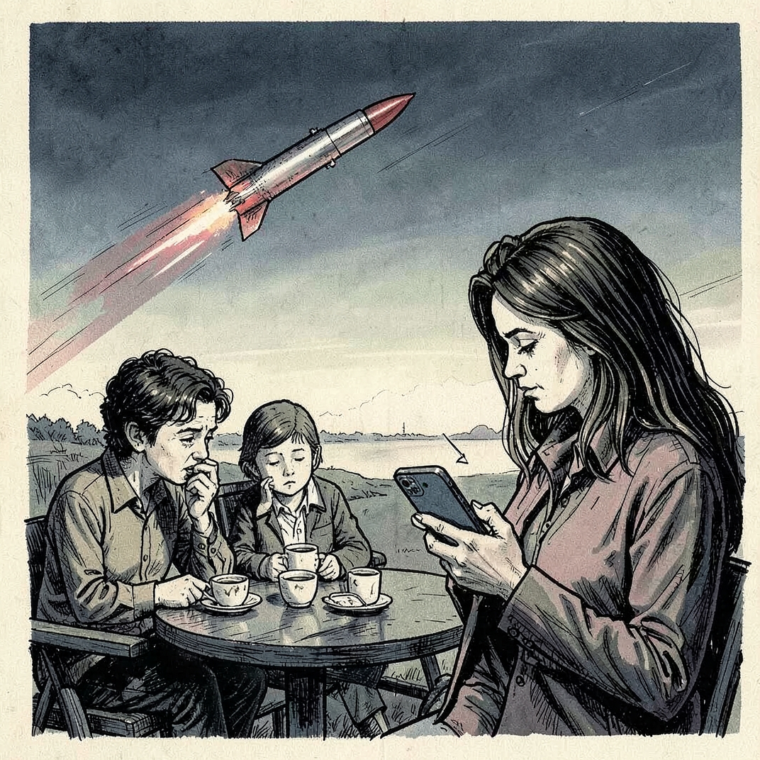 Zivilisten in Nordisrael: Sie zucken nicht mehr bei Raketenalarm