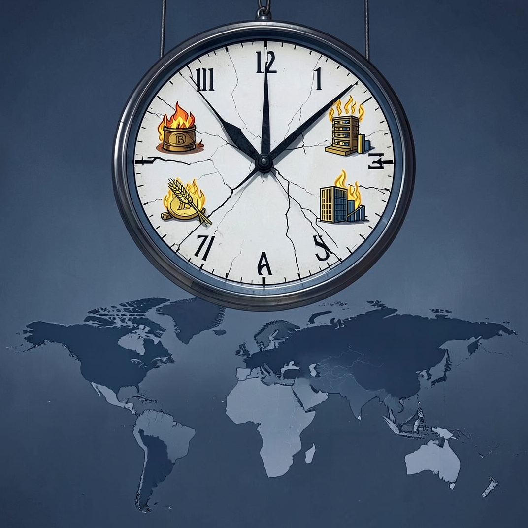 Globale Systemkrise: Sechs parallelen Schockwellen erschüttern Finanzmärkte